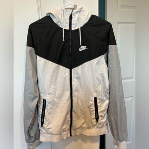 Nike Black and White Windbreaker